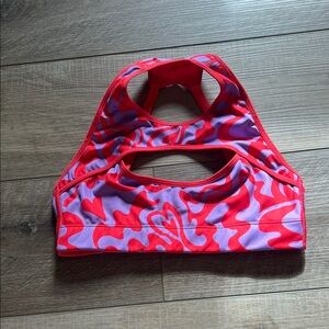 Savage X Fenty Red and Purple Sports Bra